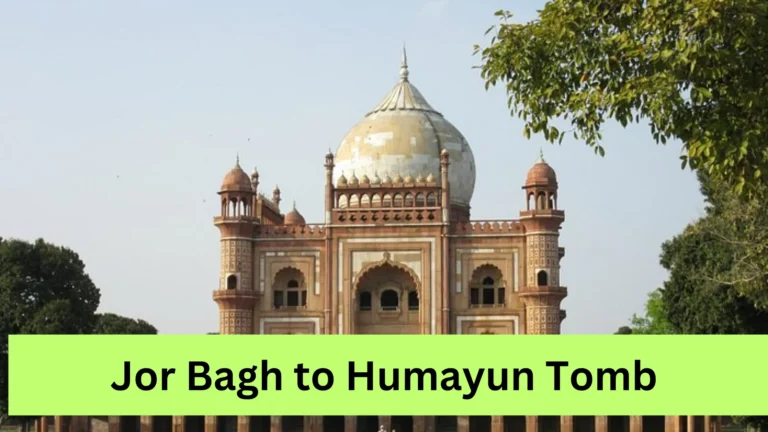 jor bagh to humayun tomb