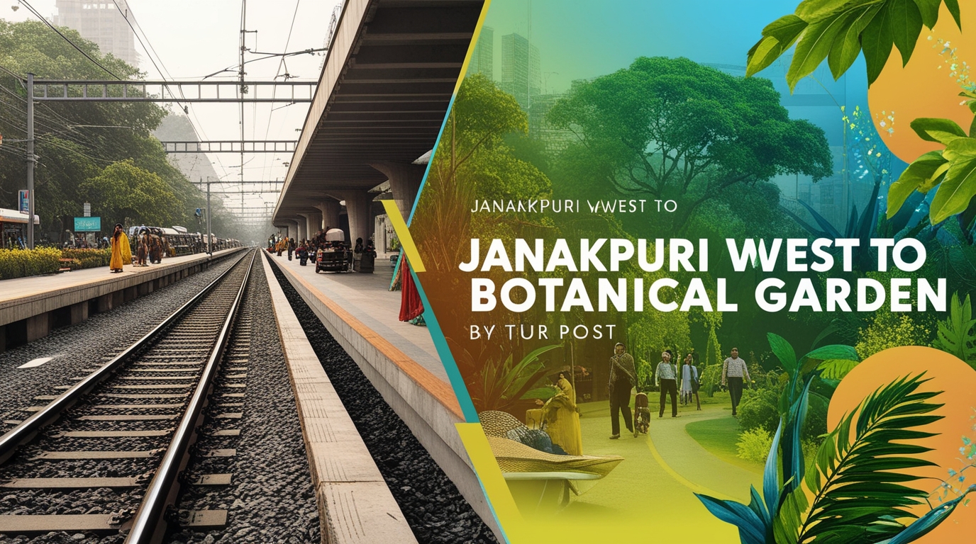 Janakpuri West to Botanical Garden