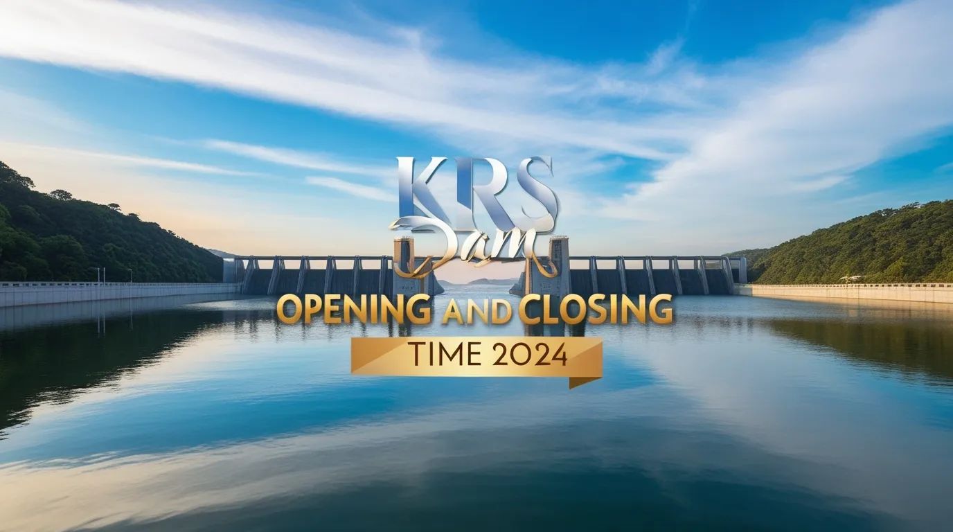 KRS Dam Opening and Closing Time 2024