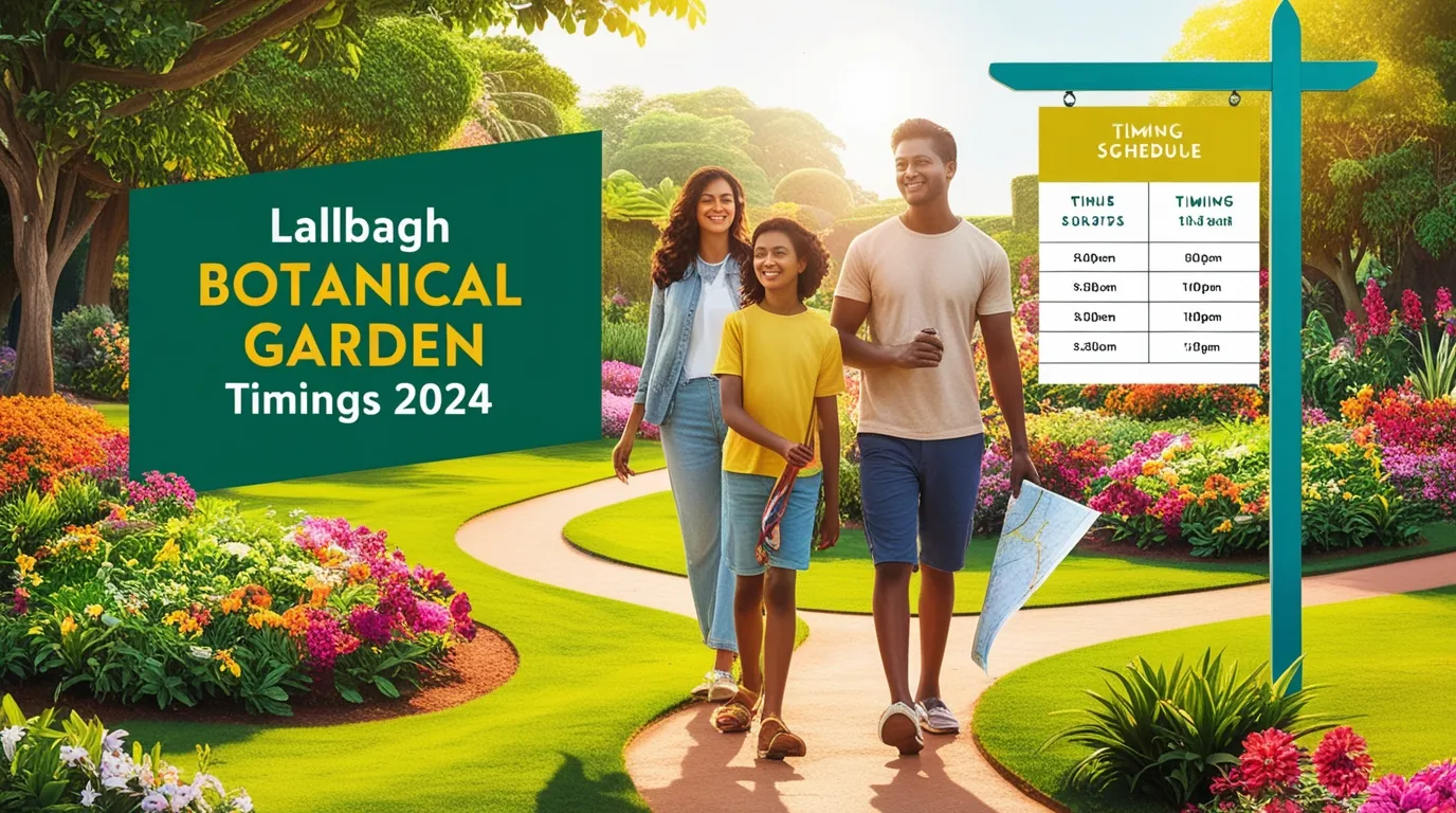 Lalbagh Botanical Garden Timings 2024