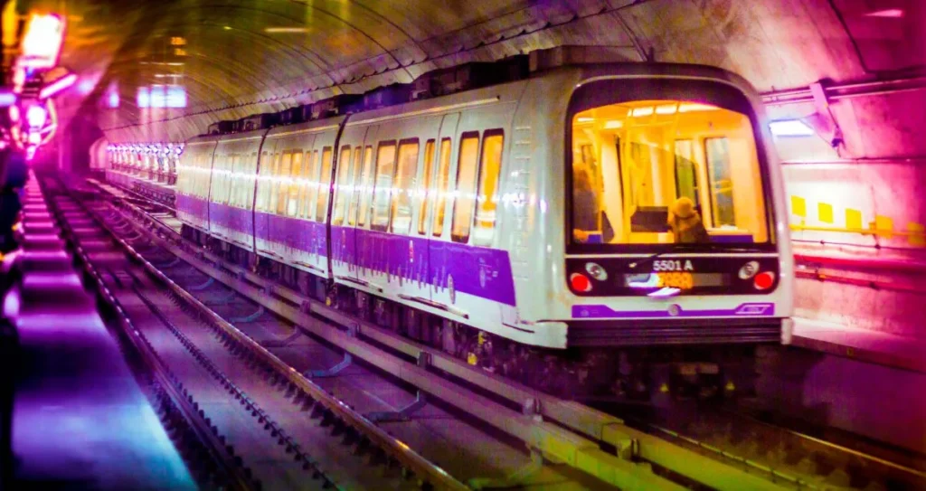 violet line metro