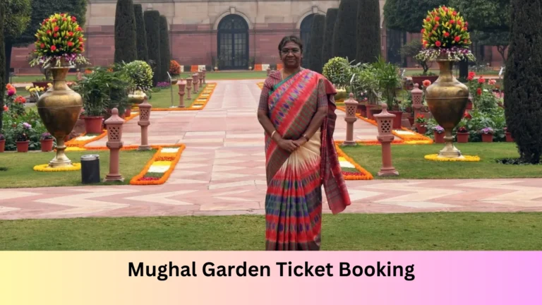 Mughal Garden Ticket Booking