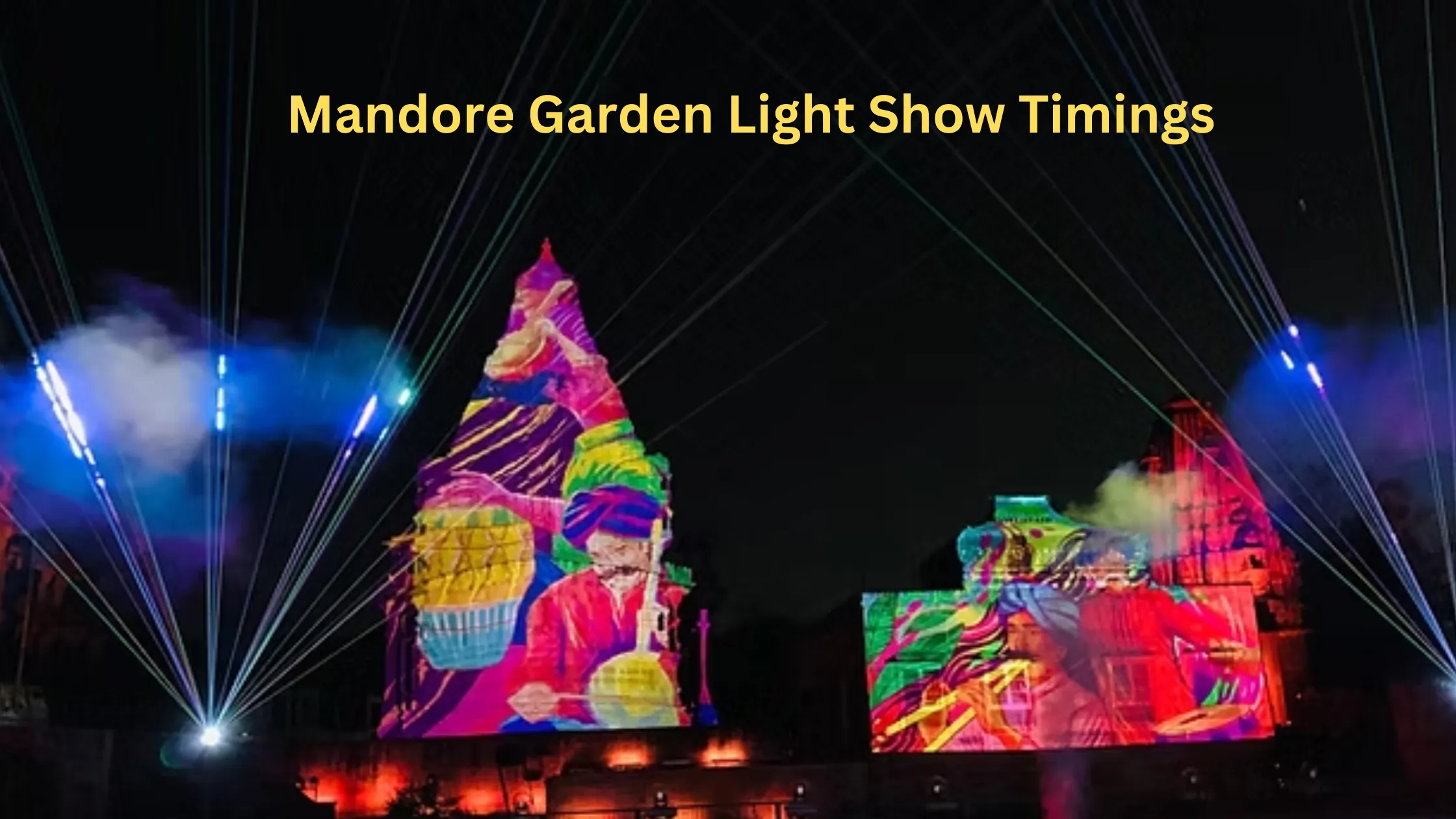 Mandore Garden Light Show Timings